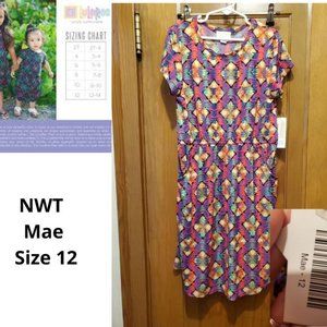 NWT Lularoe Mae Dress Size 12